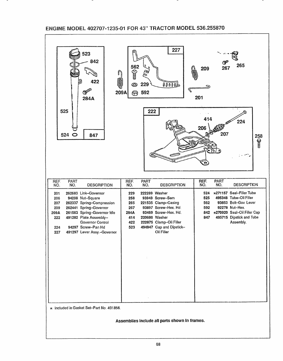 209a | Sears 536.25587 User Manual | Page 68 / 74