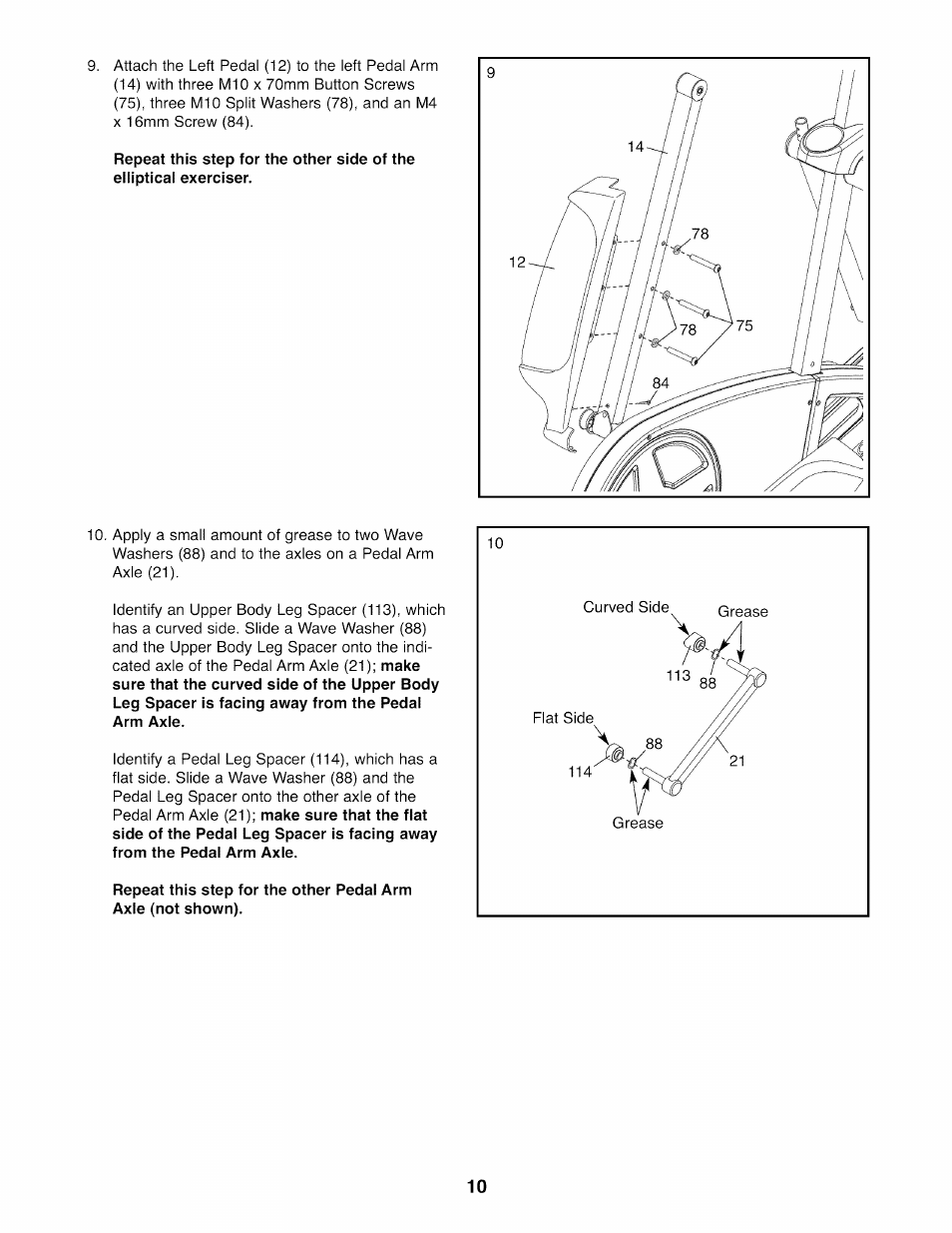 Sears PRO-FORM 831.23744.1 User Manual | Page 10 / 28