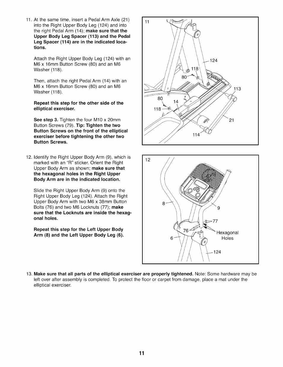 Sears PRO-FORM 831.23744.1 User Manual | Page 11 / 28
