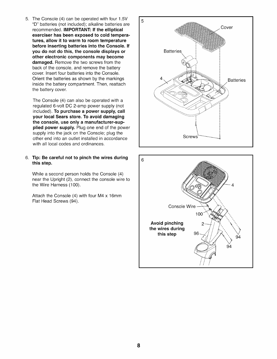 Sears PRO-FORM 831.23744.1 User Manual | Page 8 / 28