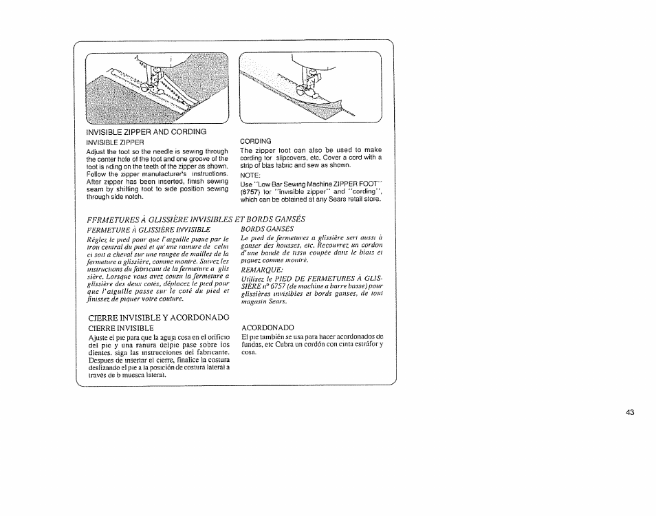 Sears 385.11608 User Manual | Page 44 / 83