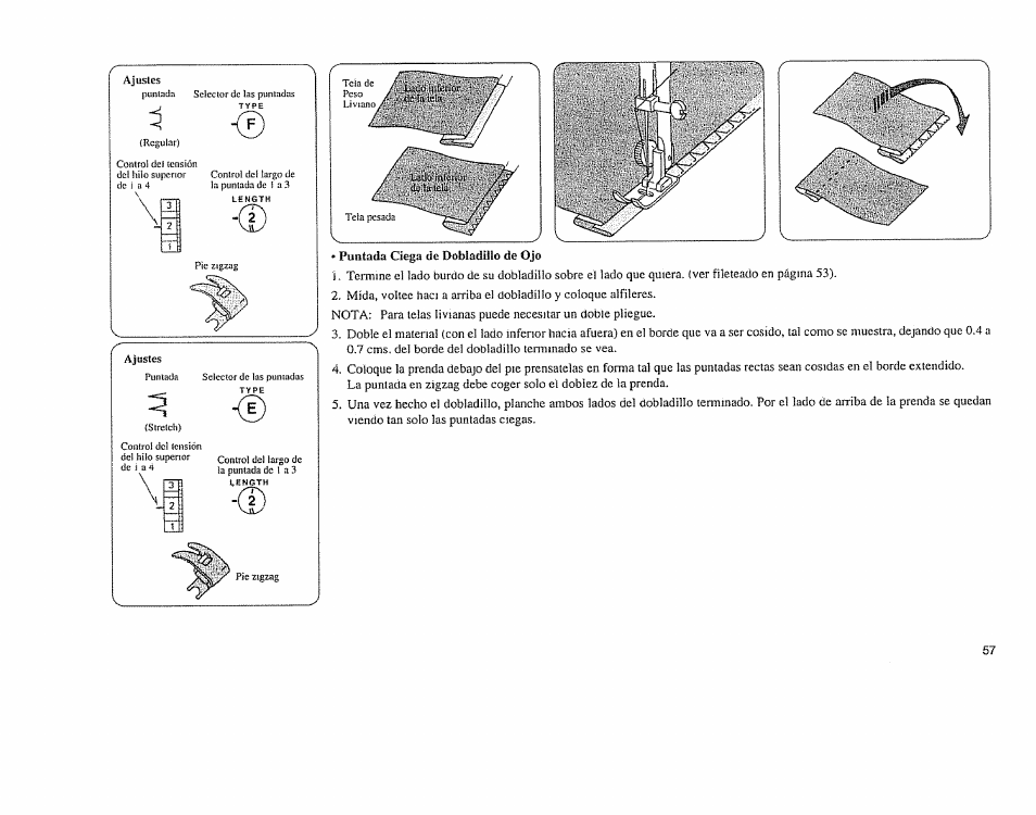 Puntada ciega de dobladillo de ojo, Il 1 | Sears 385.11608 User Manual | Page 58 / 83