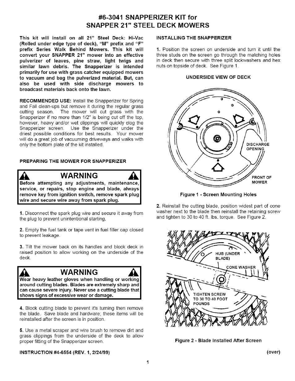 Sears 6-3041 User Manual | 2 pages