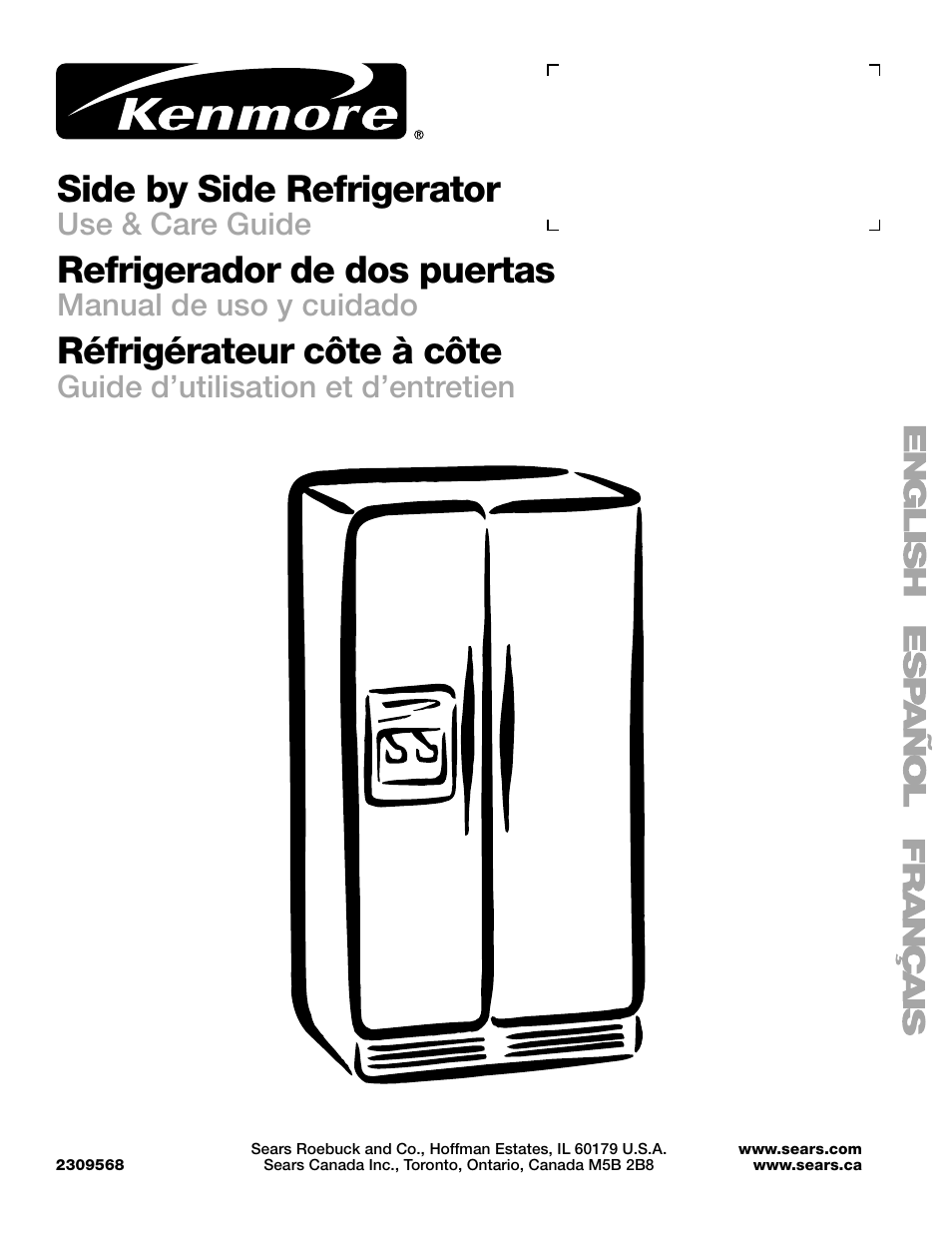 Sears T1KB2/T1RFKB2 User Manual | 72 pages