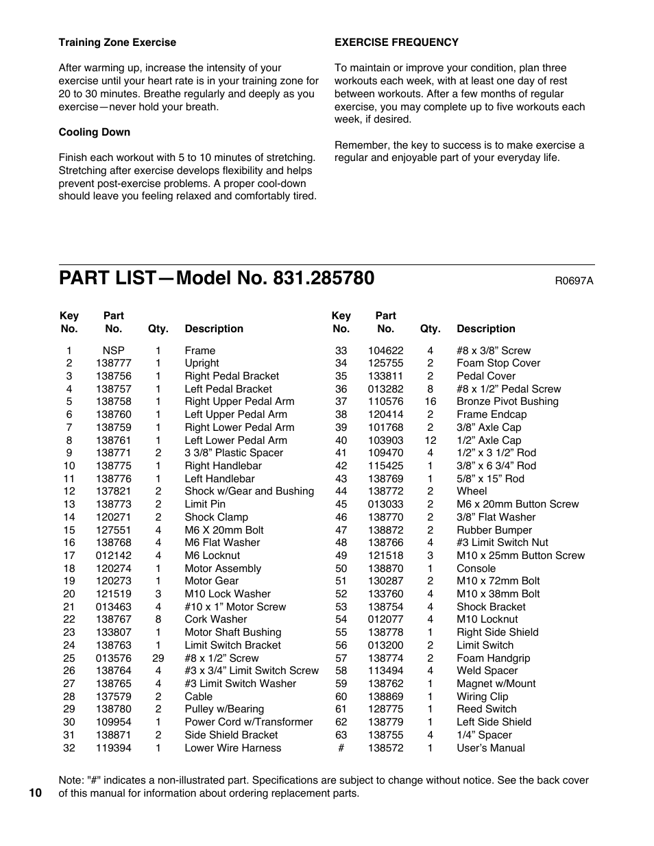 Sears 831.285780 User Manual | Page 10 / 12