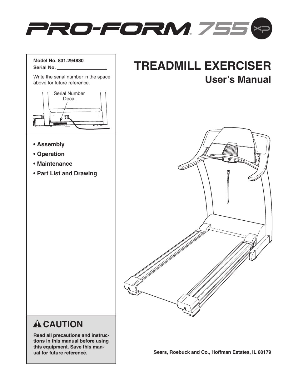 Sears 831.294880 User Manual | 30 pages