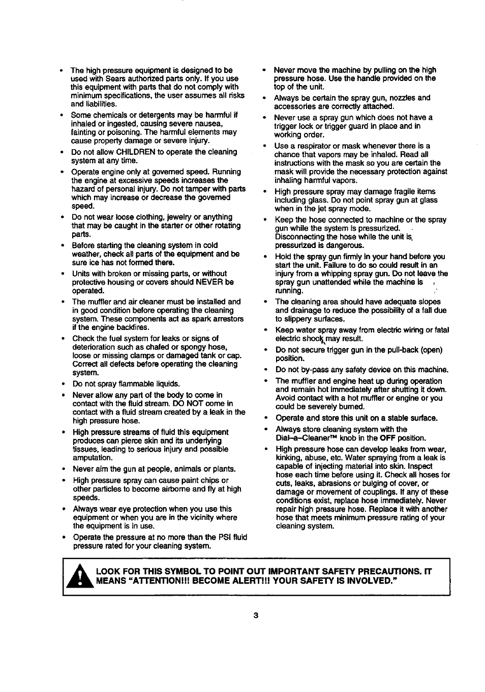 Sears 580.768050 User Manual | Page 3 / 30