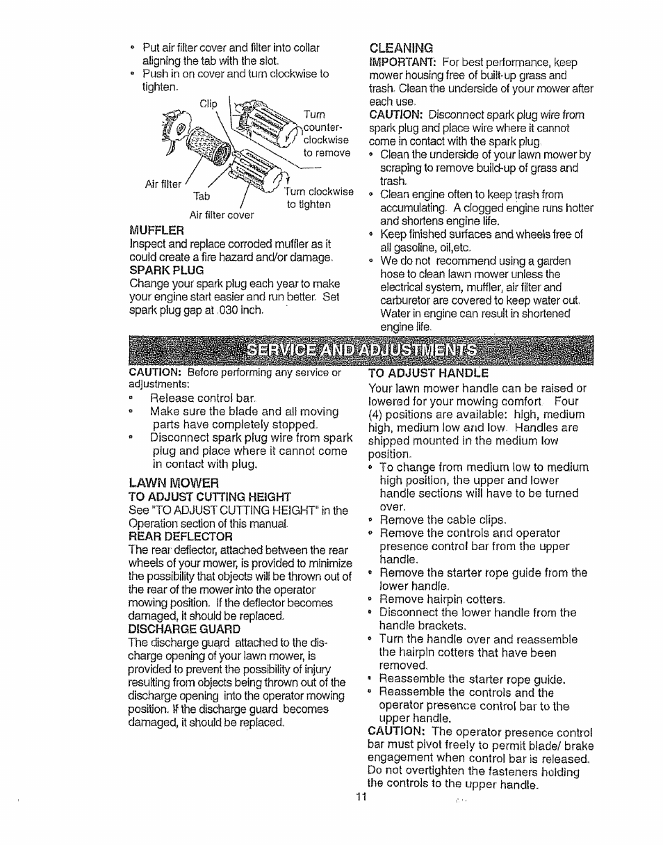 Sears EZ3 917.387023 User Manual | Page 11 / 36