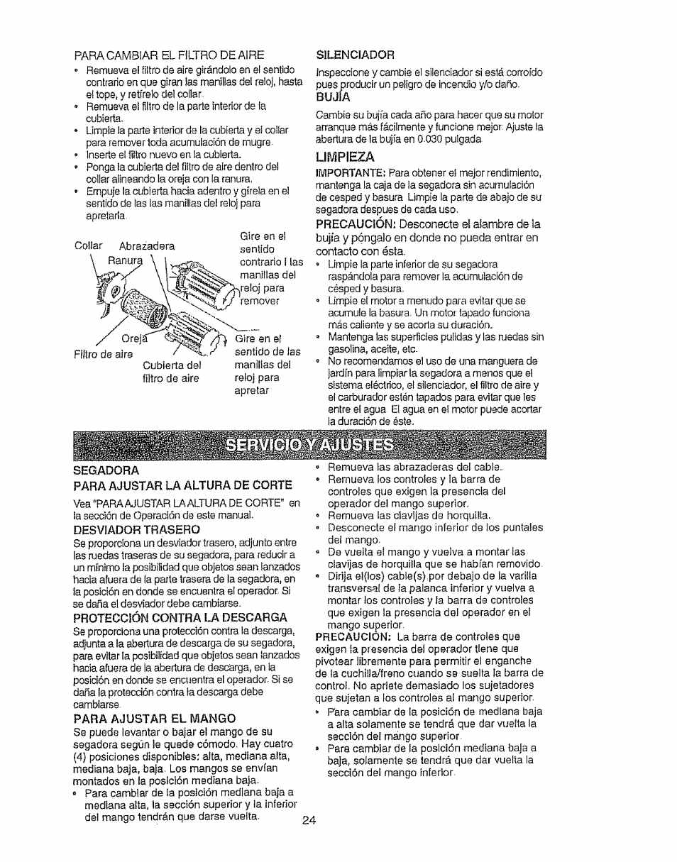 Lii^piezá | Sears EZ3 917.387023 User Manual | Page 24 / 36