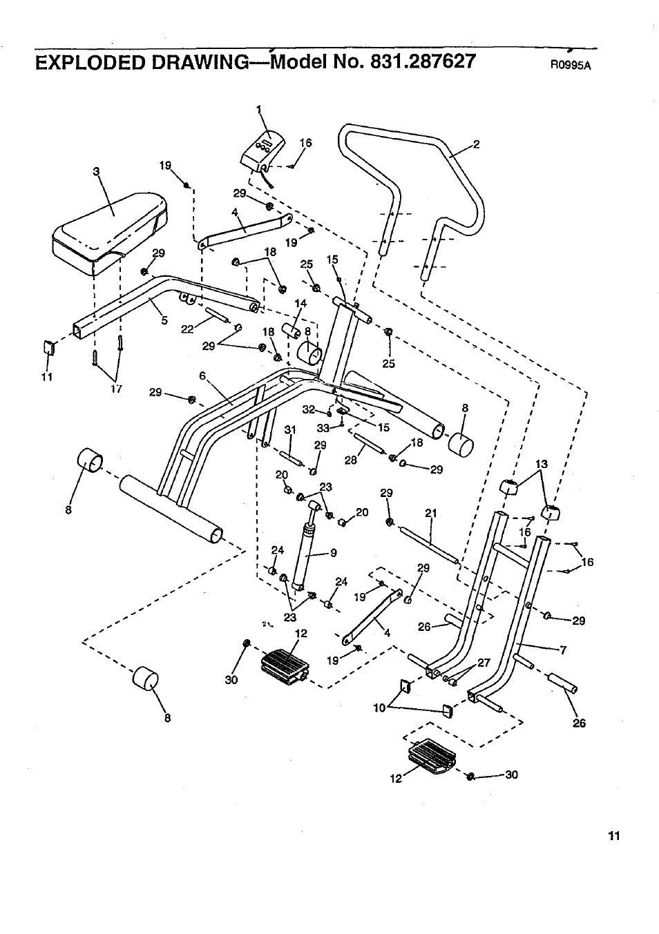 Sears 831.287627 User Manual | Page 11 / 12