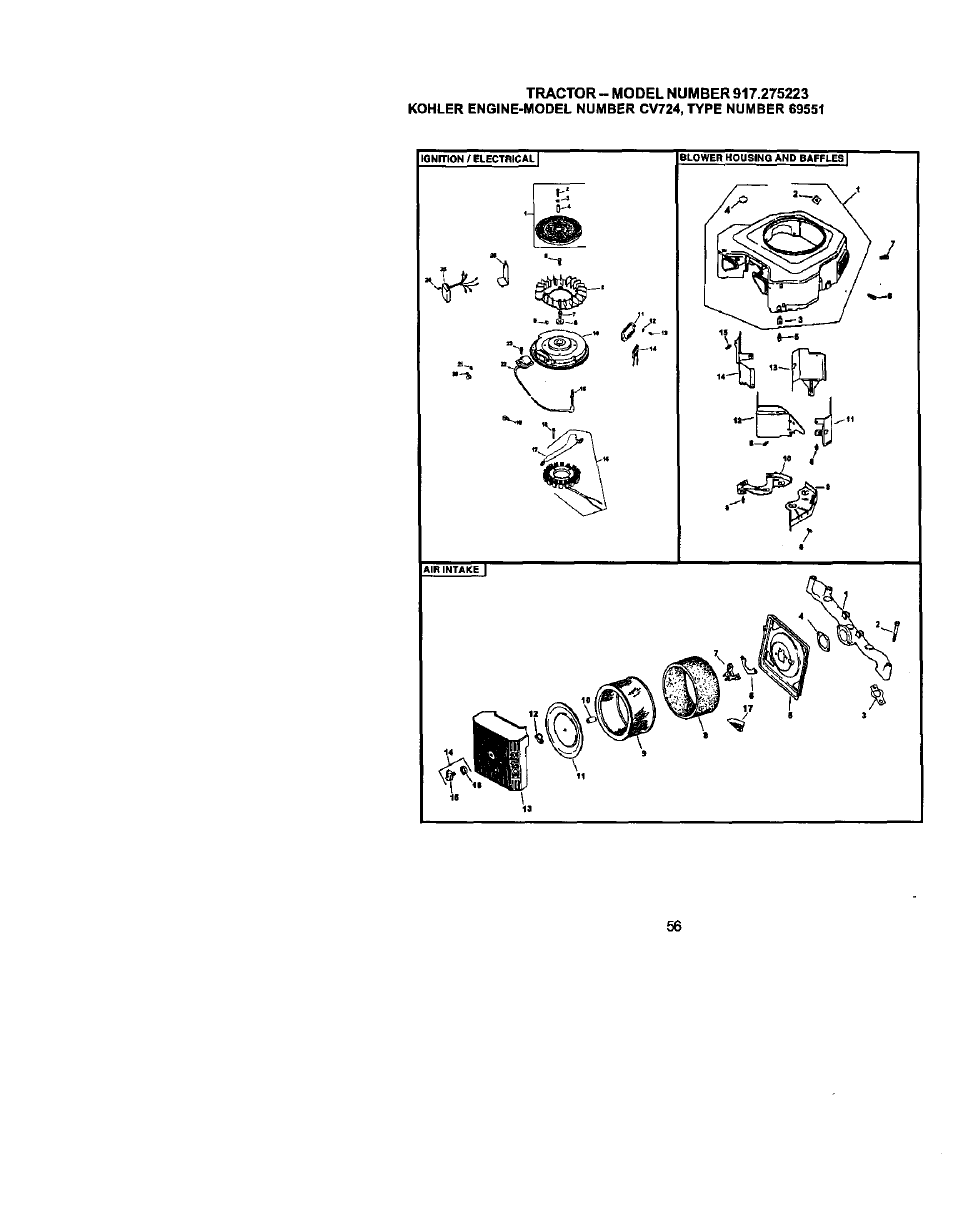 Sears 917.275223 User Manual | Page 56 / 64
