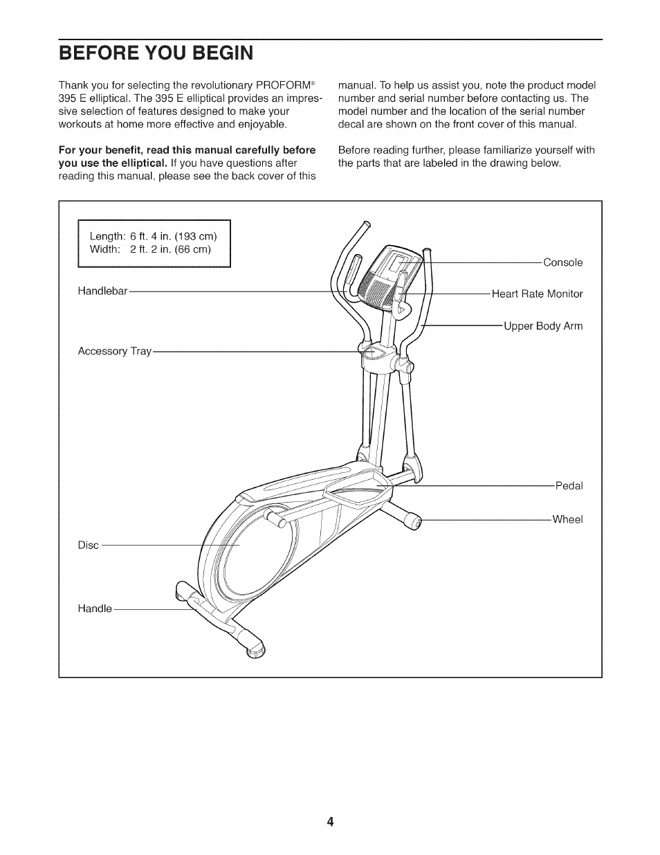 Before you begin | Sears 831.23953.0 User Manual | Page 4 / 28