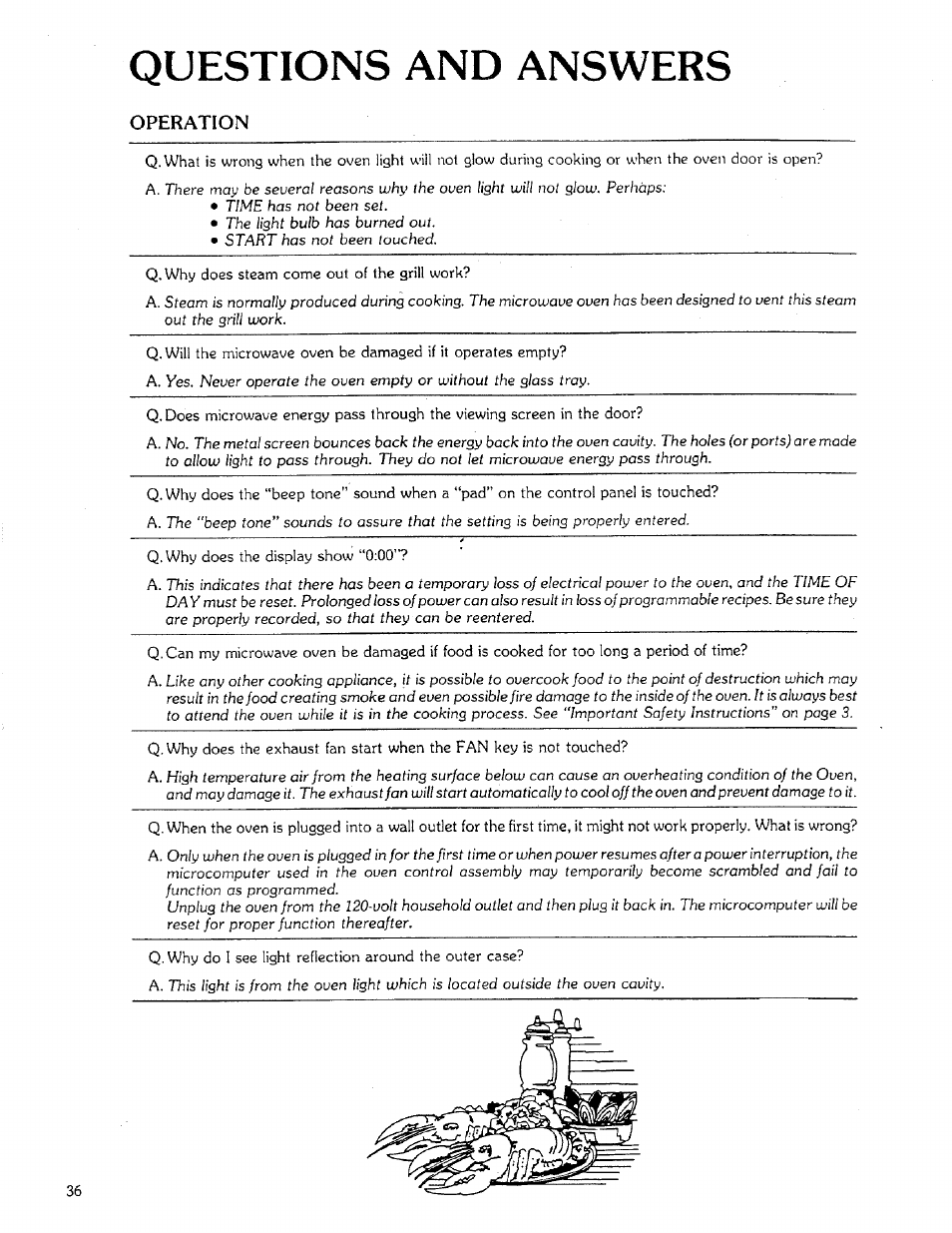 Questions and answers | Sears 85951 User Manual | Page 36 / 40