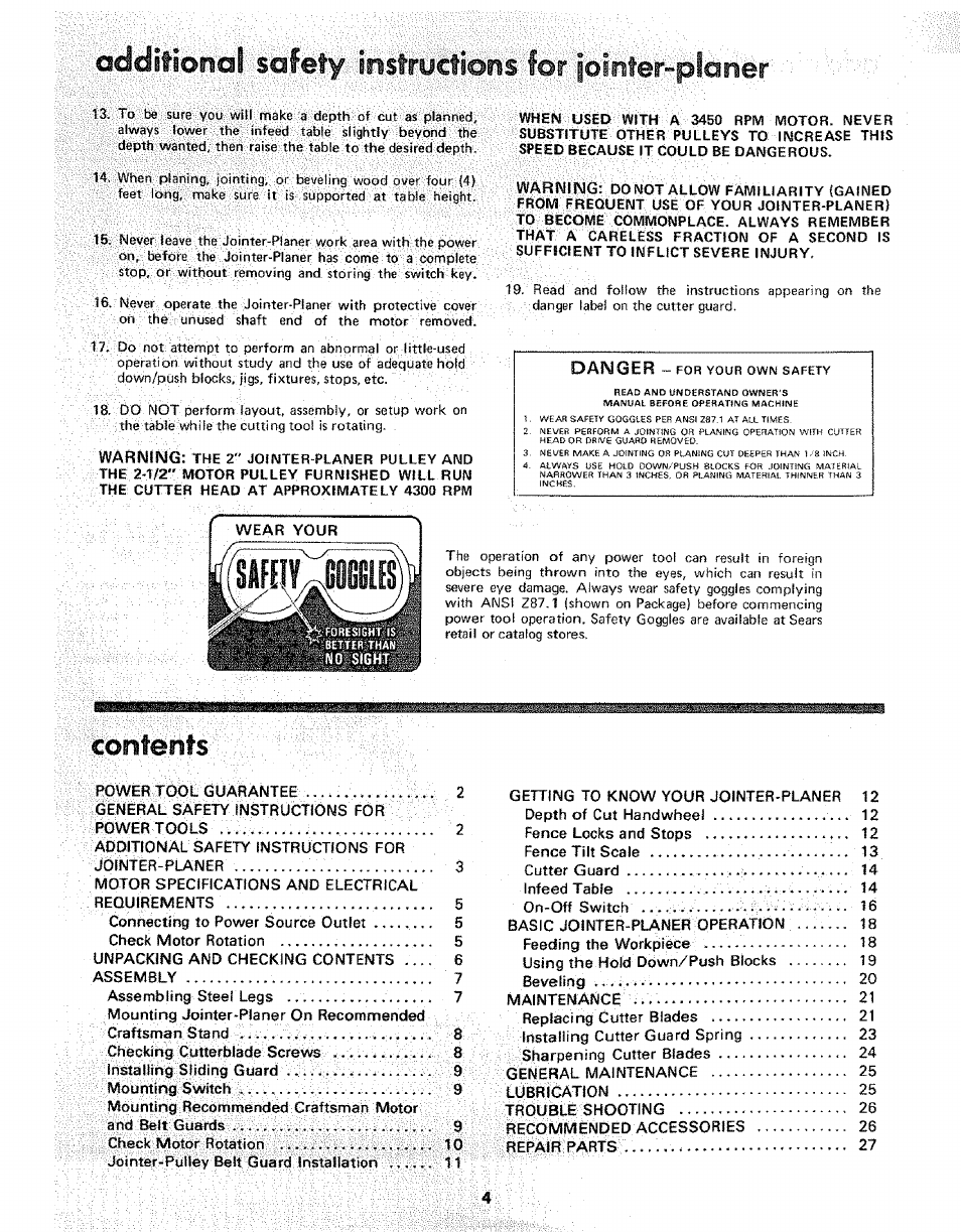 Sears 113.206931 User Manual | Page 4 / 32