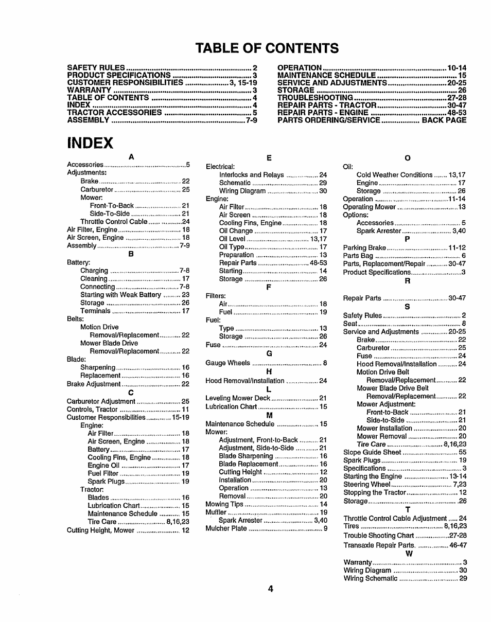 Sears 917.258524 User Manual | Page 4 / 56