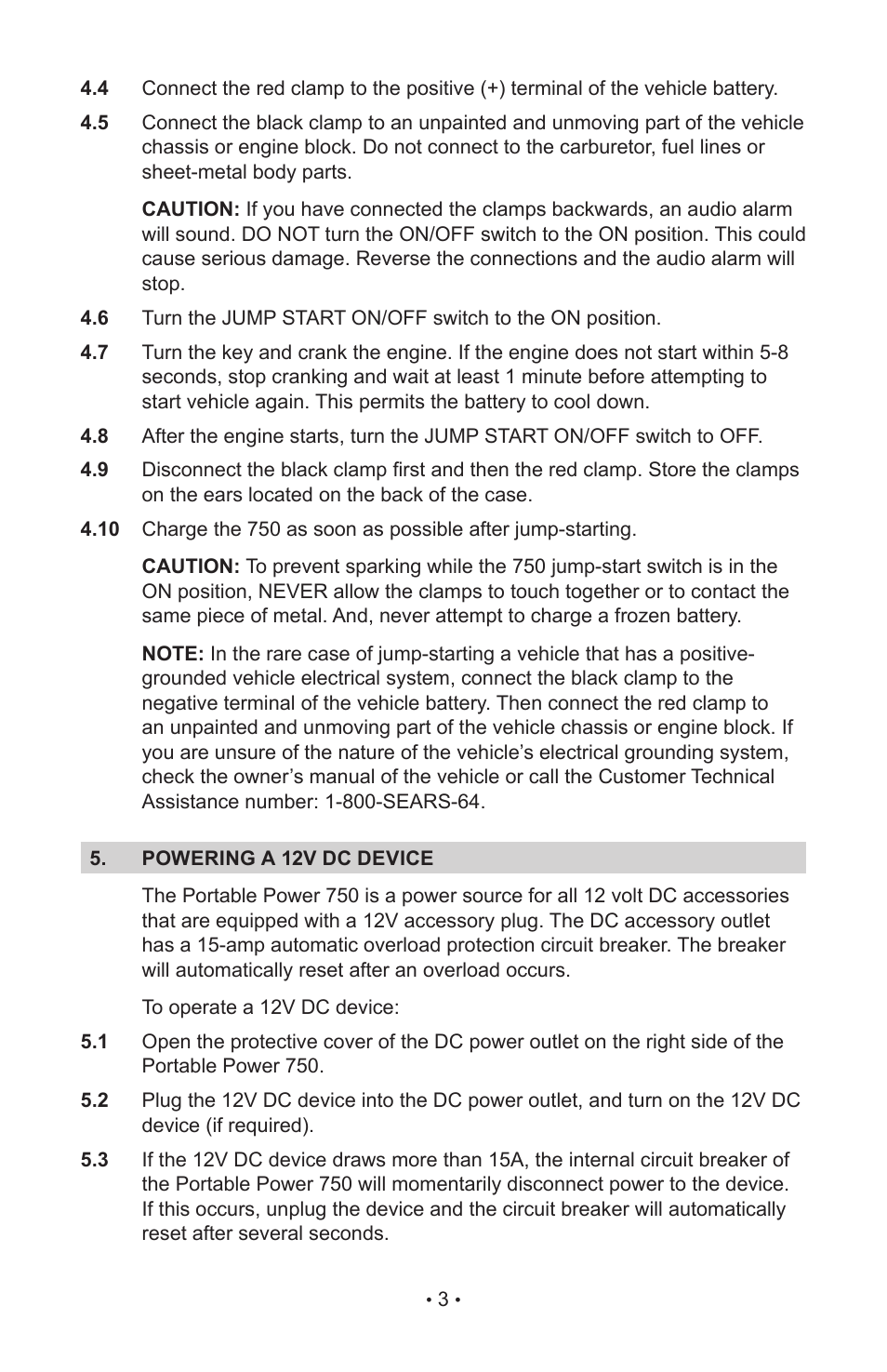 Sears 200.71486 User Manual | Page 5 / 8