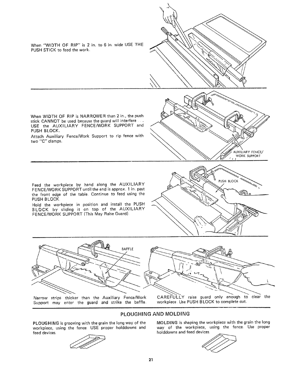 Ploughing and folding | Sears 113242502 User Manual | Page 21 / 40
