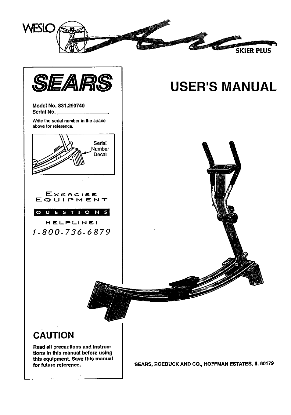 Sears 831.29074 User Manual | 12 pages