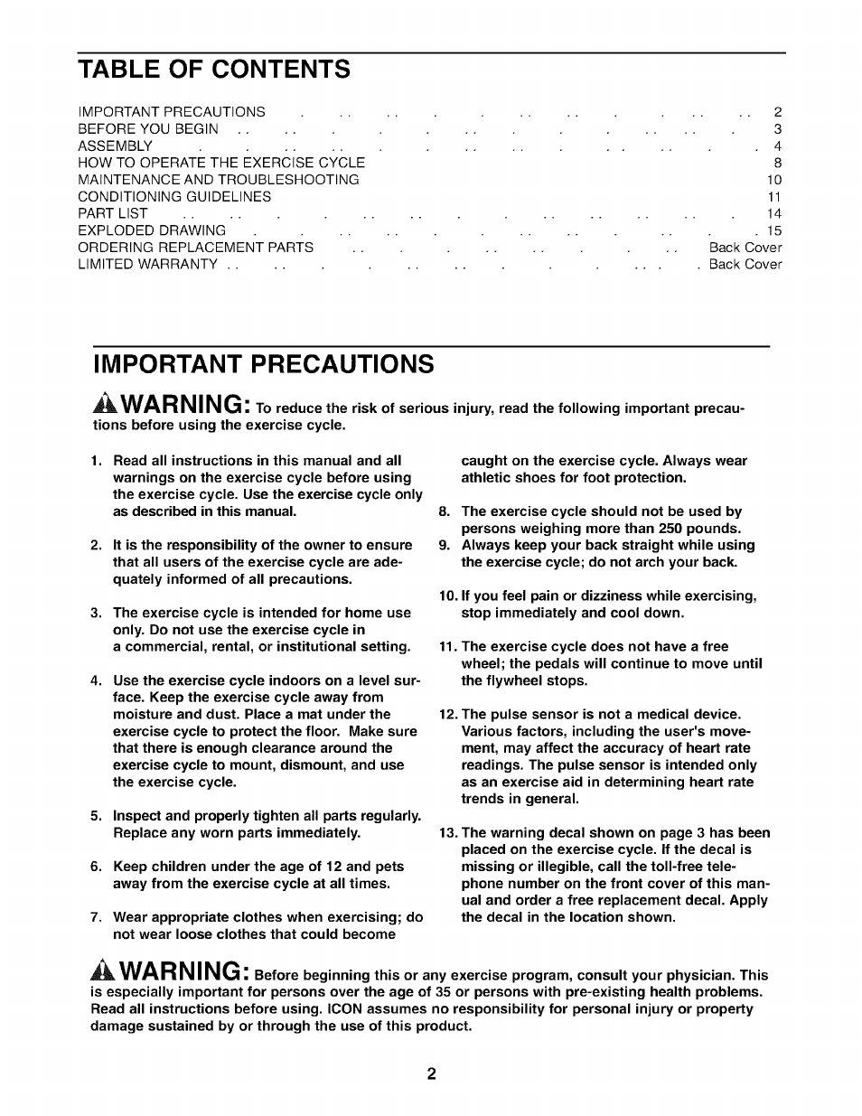 Sears 83 User Manual | Page 2 / 16