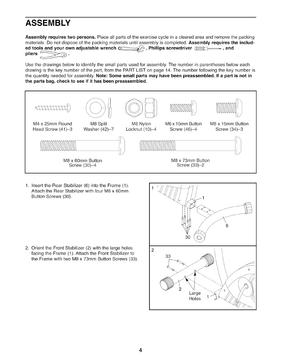 Assembly | Sears 83 User Manual | Page 4 / 16