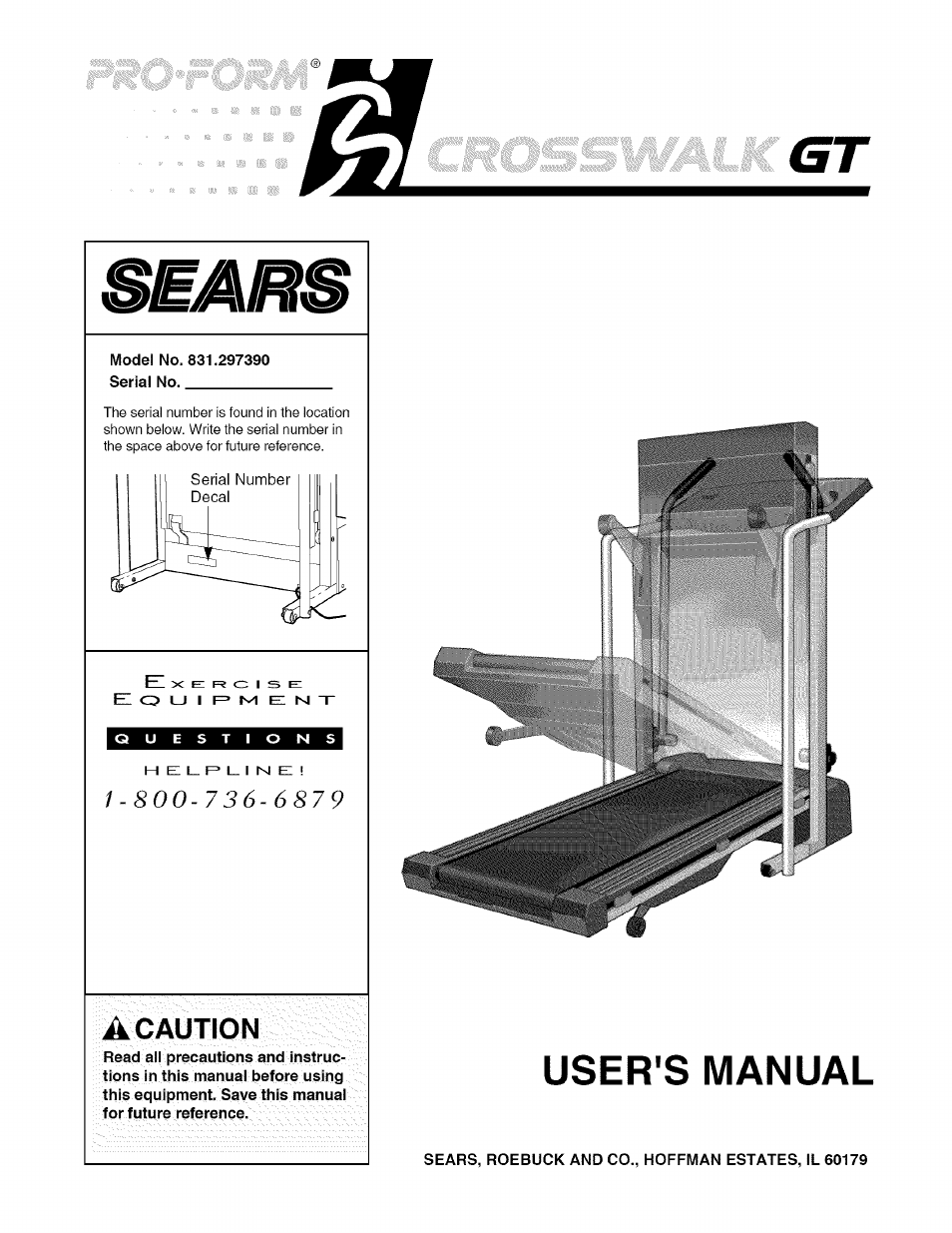 Sears 631.29739 User Manual | 18 pages