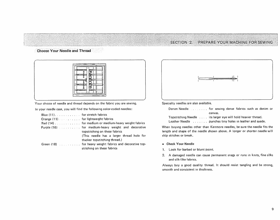 Sears KENMORE 385.128418 User Manual | Page 11 / 52