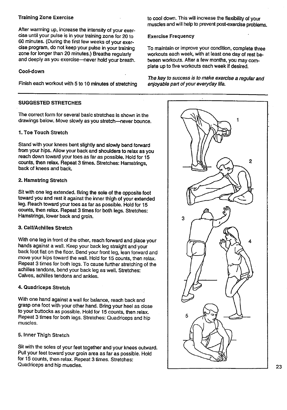 Sears PRO FORM 831.29776 User Manual | Page 23 / 28