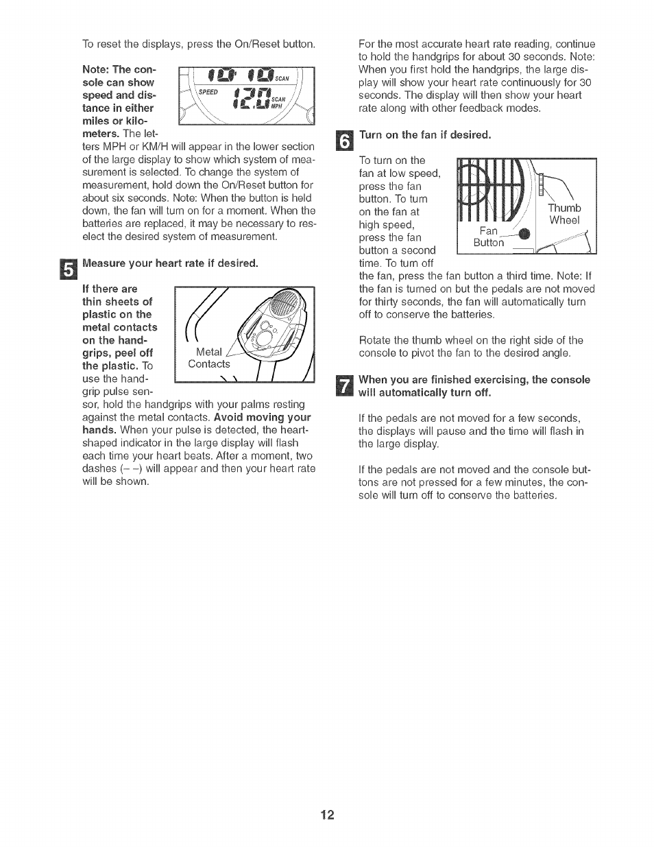 Sears PRO-FORM 831.283521 User Manual | Page 12 / 24