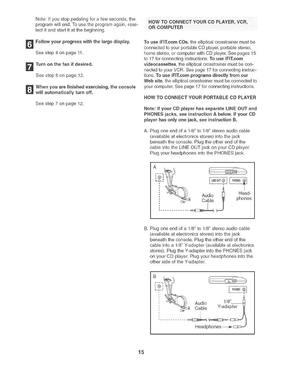 Sears PRO-FORM 831.283521 User Manual | Page 15 / 24