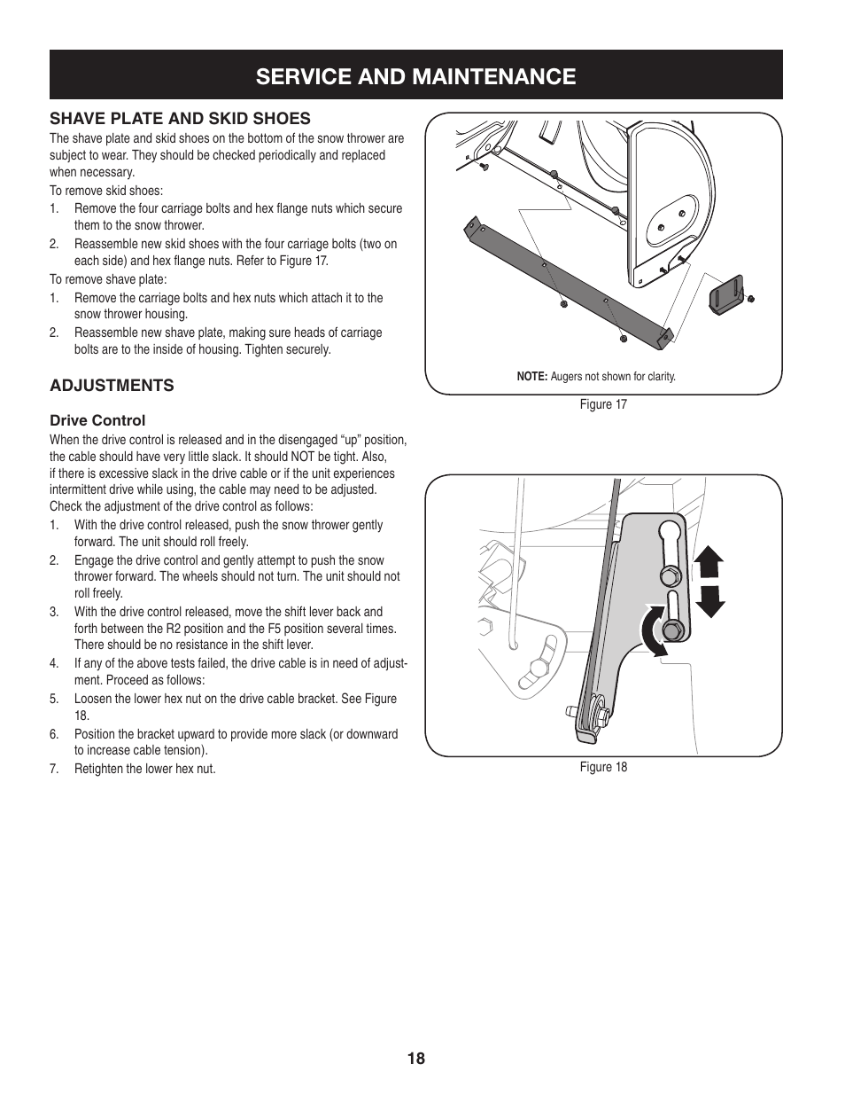 Service and maintenance | Sears 247.88355 User Manual | Page 18 / 64