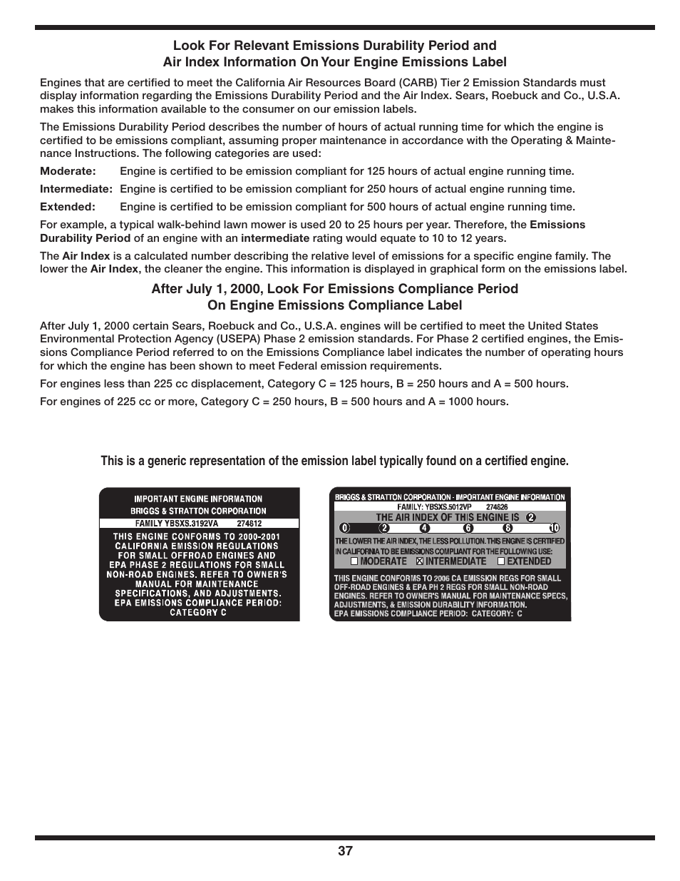 Sears 247.88355 User Manual | Page 37 / 64