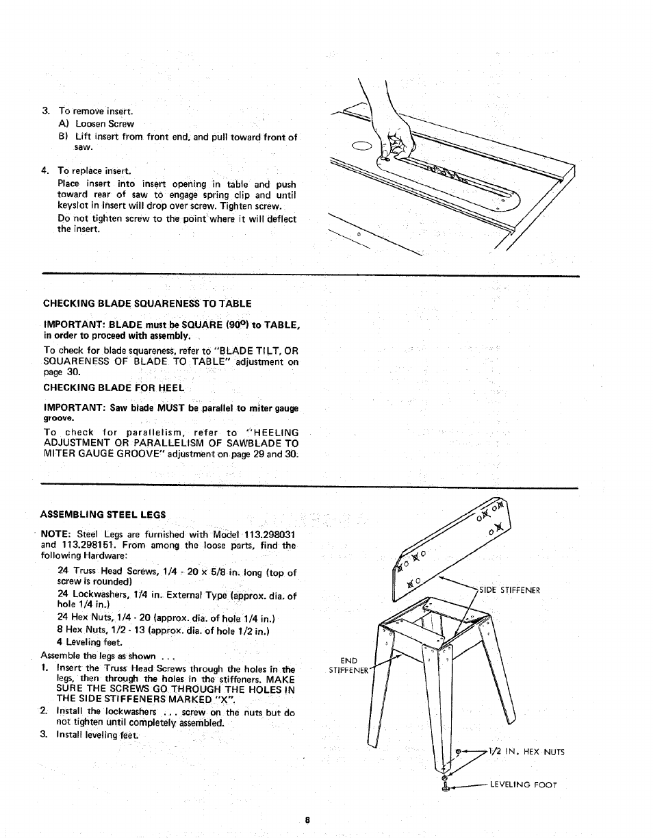 Sears 113.298141 User Manual | Page 8 / 44