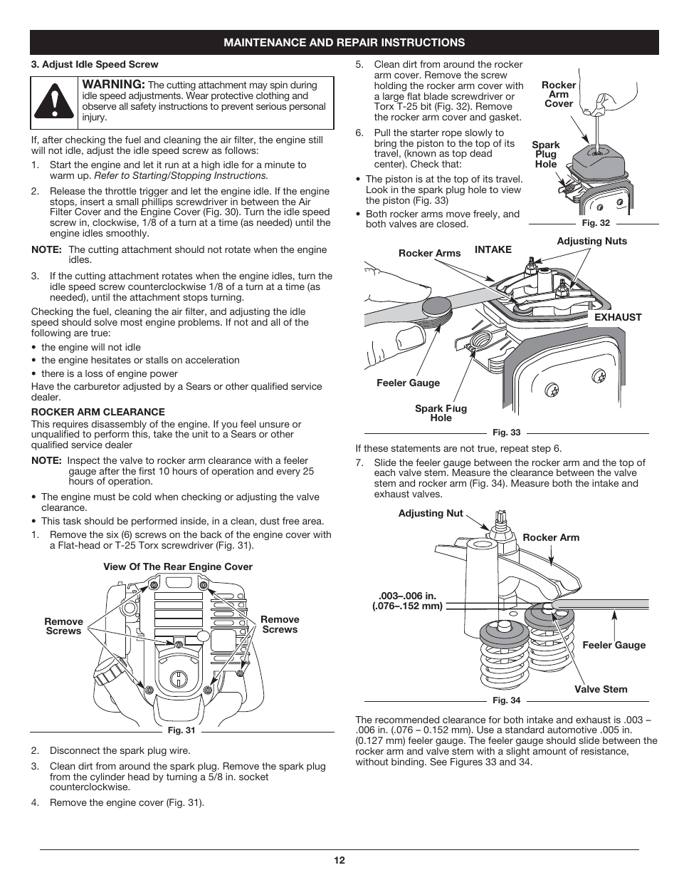 Sears 316.79197 User Manual | Page 12 / 36