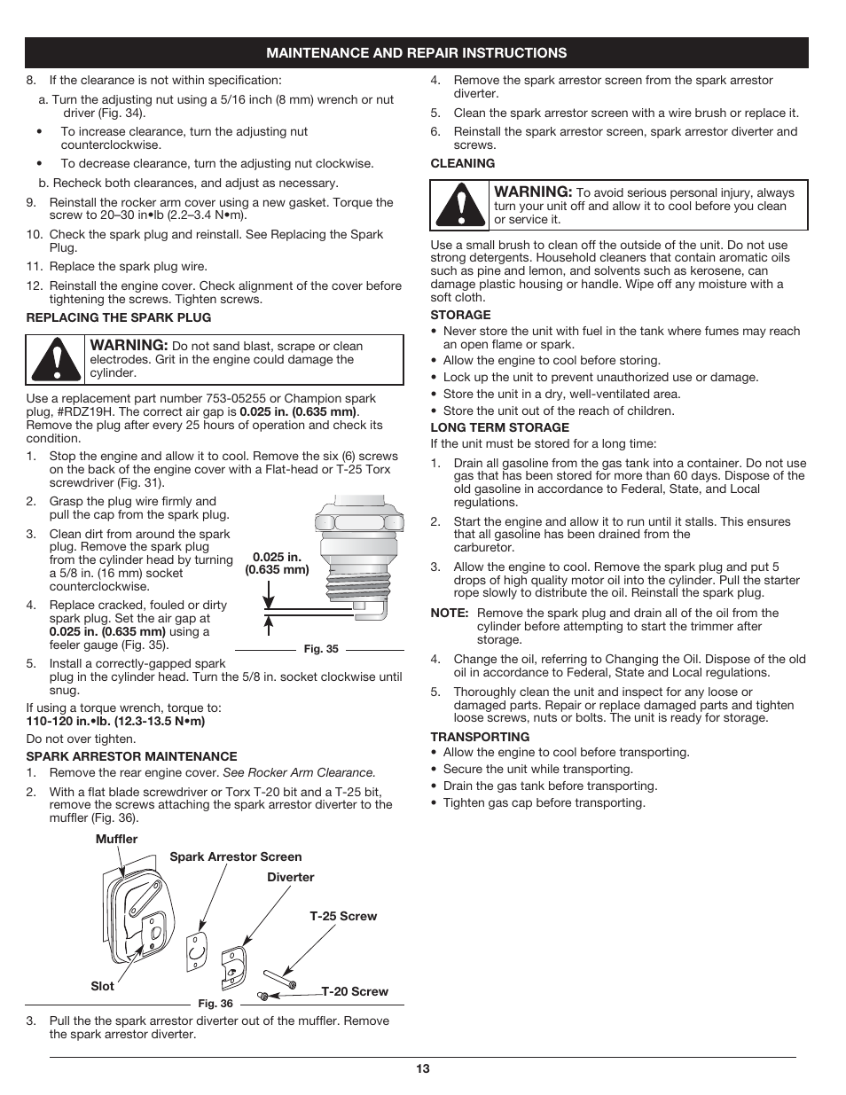 Sears 316.79197 User Manual | Page 13 / 36