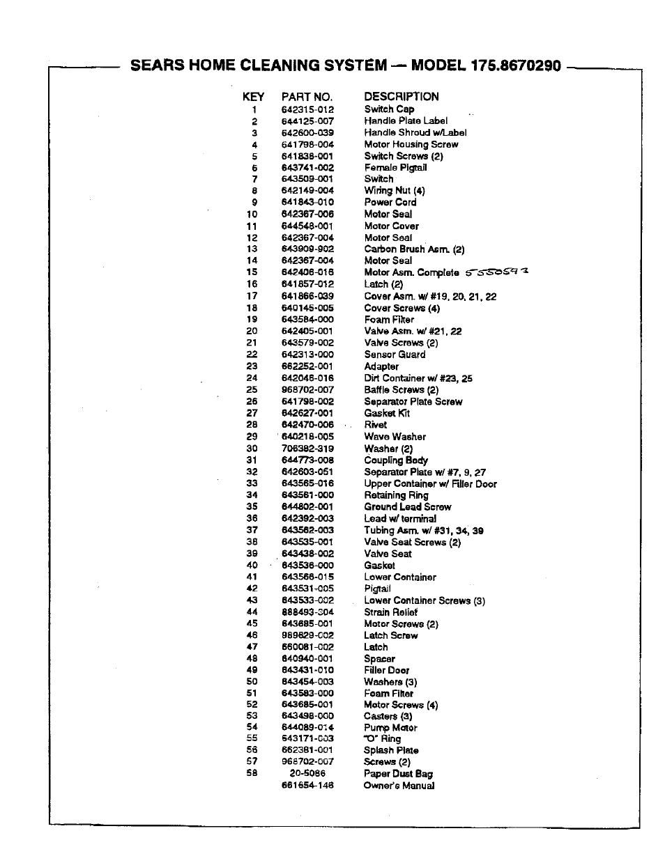 Sears 175.867029 User Manual | Page 13 / 16