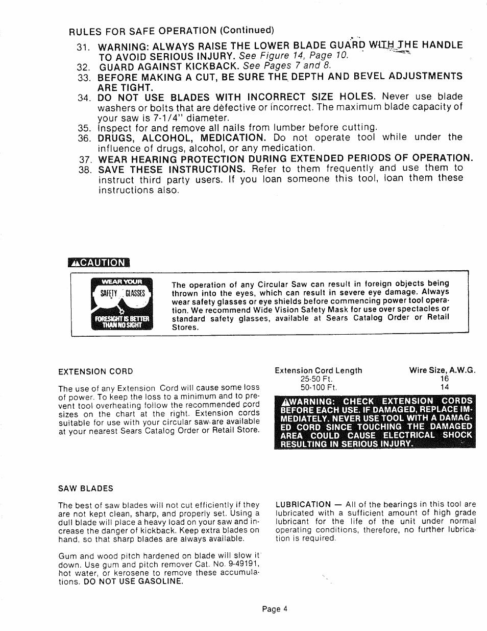 Sears 315.10924 User Manual | Page 4 / 16