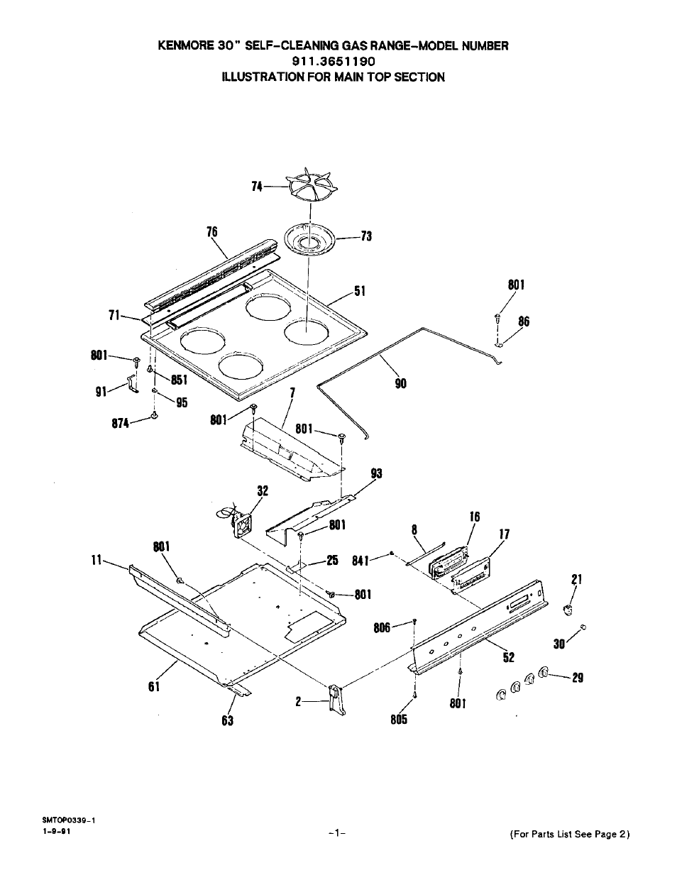 Sears 36519 User Manual | Page 29 / 39