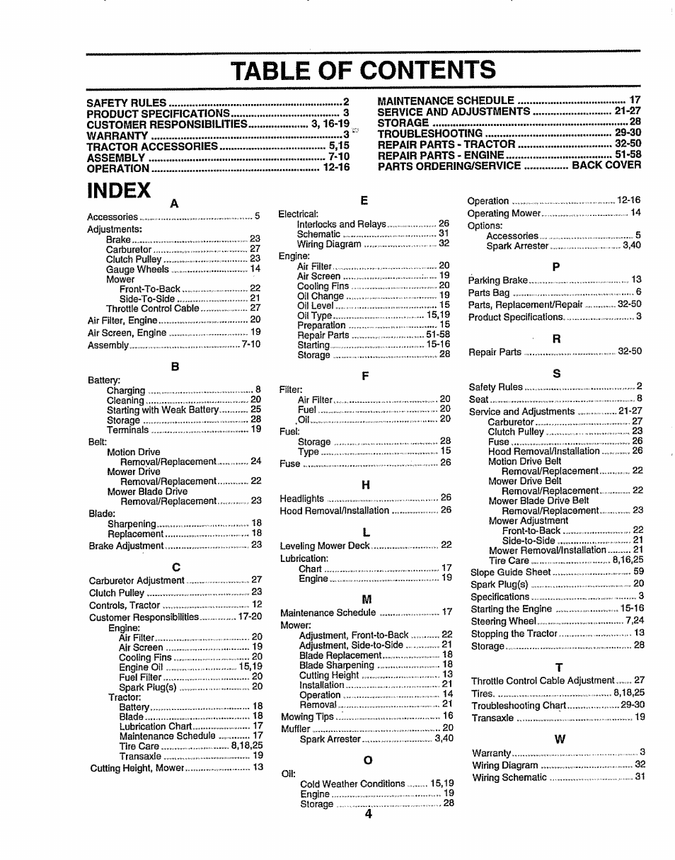 Sears 917.25156 User Manual | Page 4 / 60