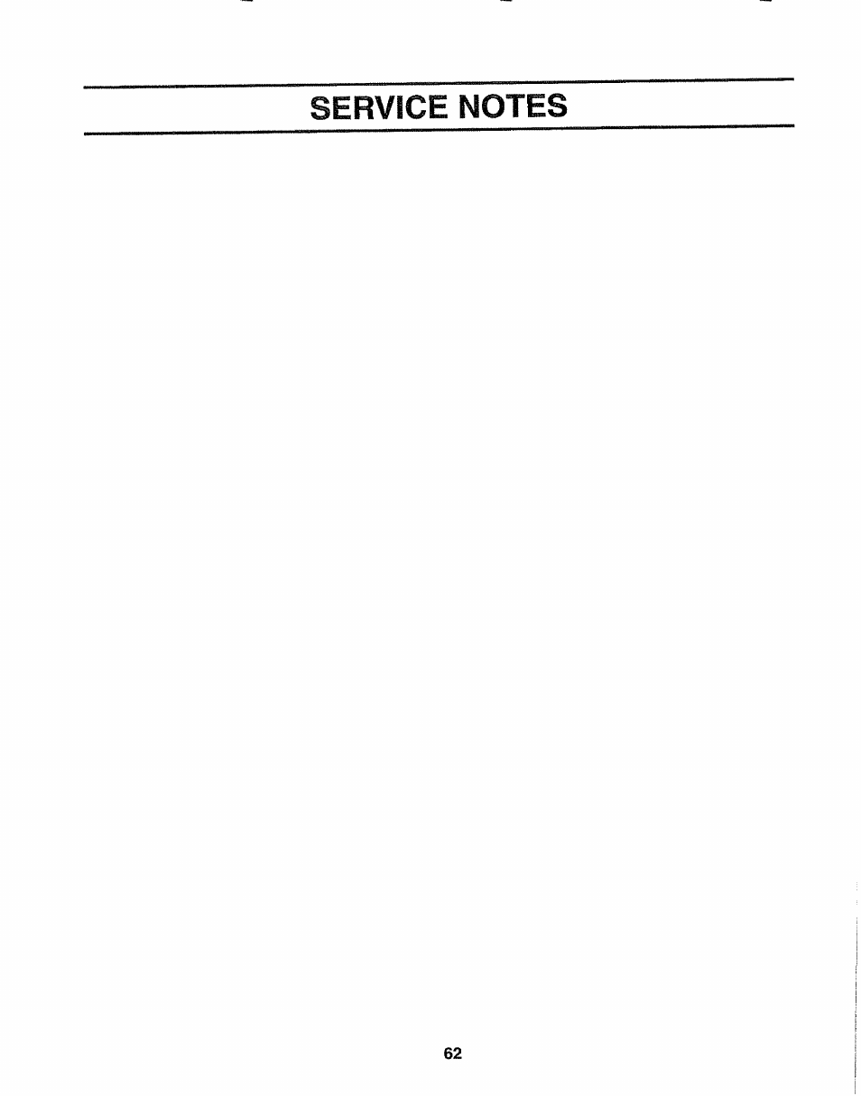 Sears 917.25049 User Manual | Page 62 / 64