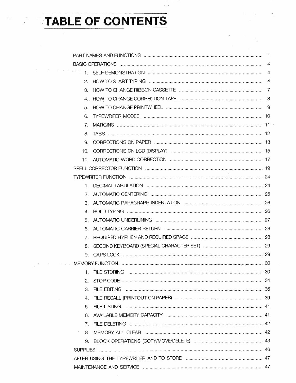 Sears 16 User Manual | Page 5 / 108