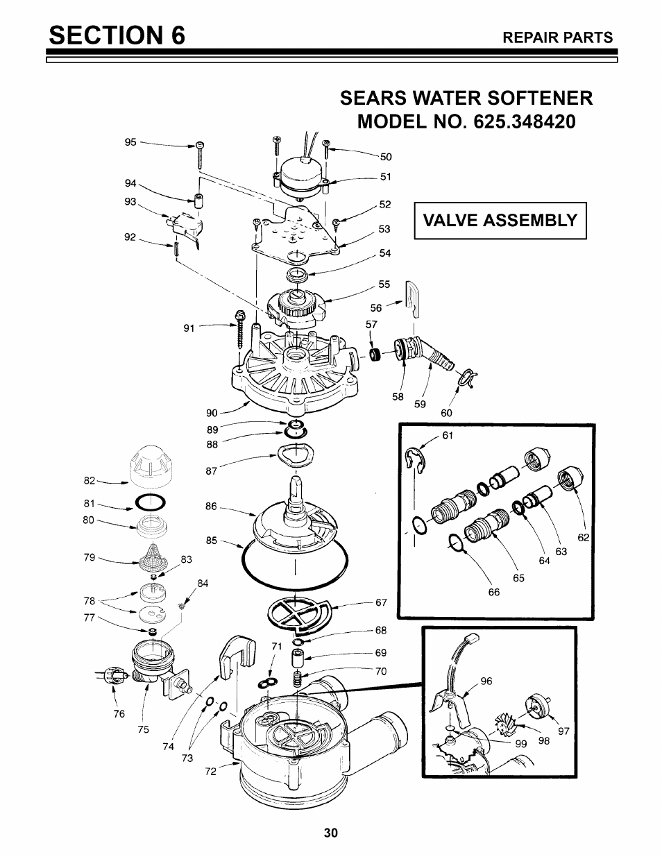 Sears 625.34842 User Manual | Page 62 / 64