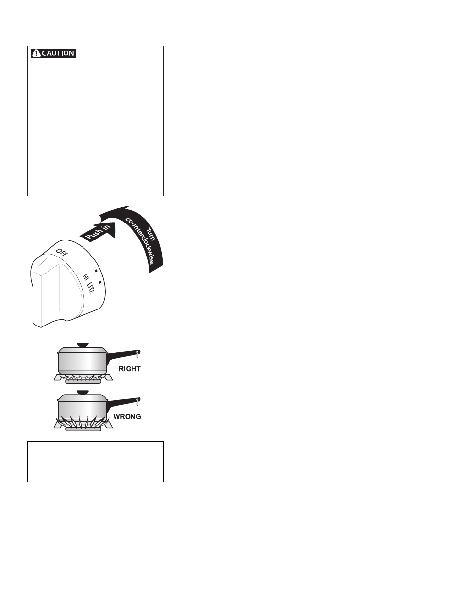 Setting surface controls, English, Setting proper surface burner flame size | Sears 1500* User Manual | Page 7 / 16