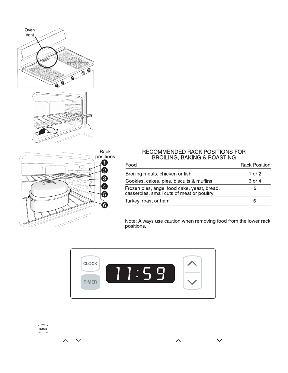 Before setting oven controls, Setting clock & minute timer | Sears 1500* User Manual | Page 8 / 16