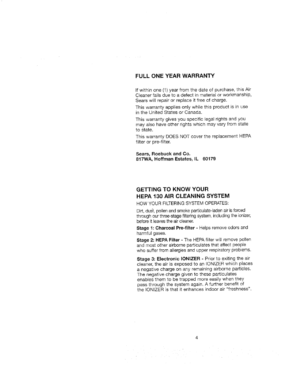 Sears 437.83235 User Manual | Page 4 / 11