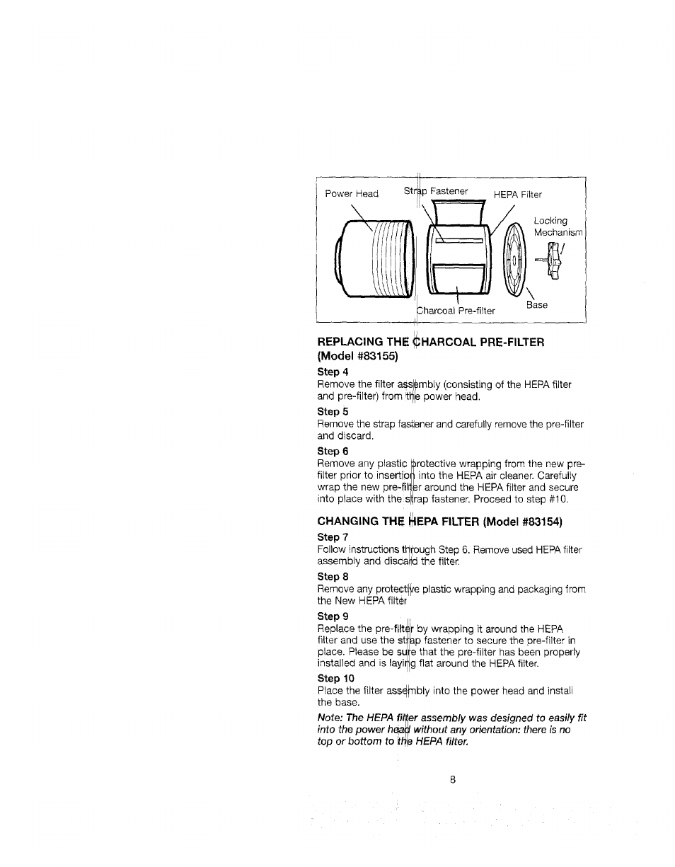 Sears 437.83235 User Manual | Page 8 / 11