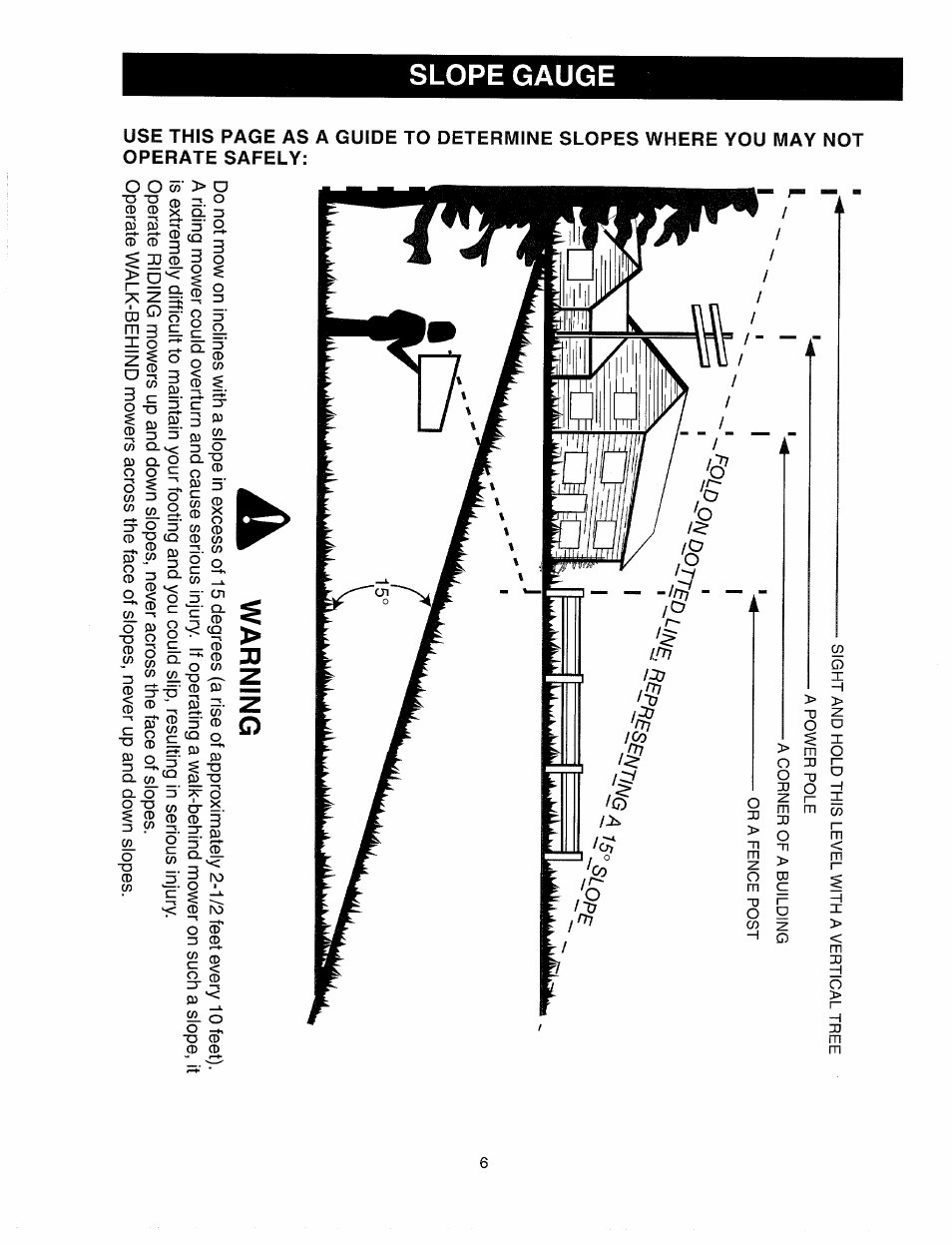 Warning | Sears 247.37033 User Manual | Page 6 / 50