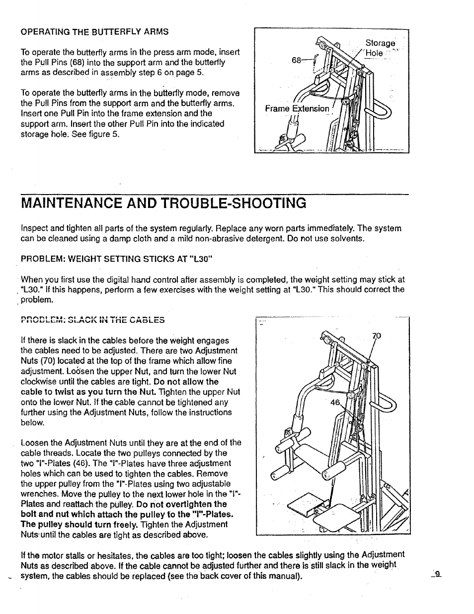 Maintenance and trouble-shooting | Sears 831.159231 User Manual | Page 9 / 12
