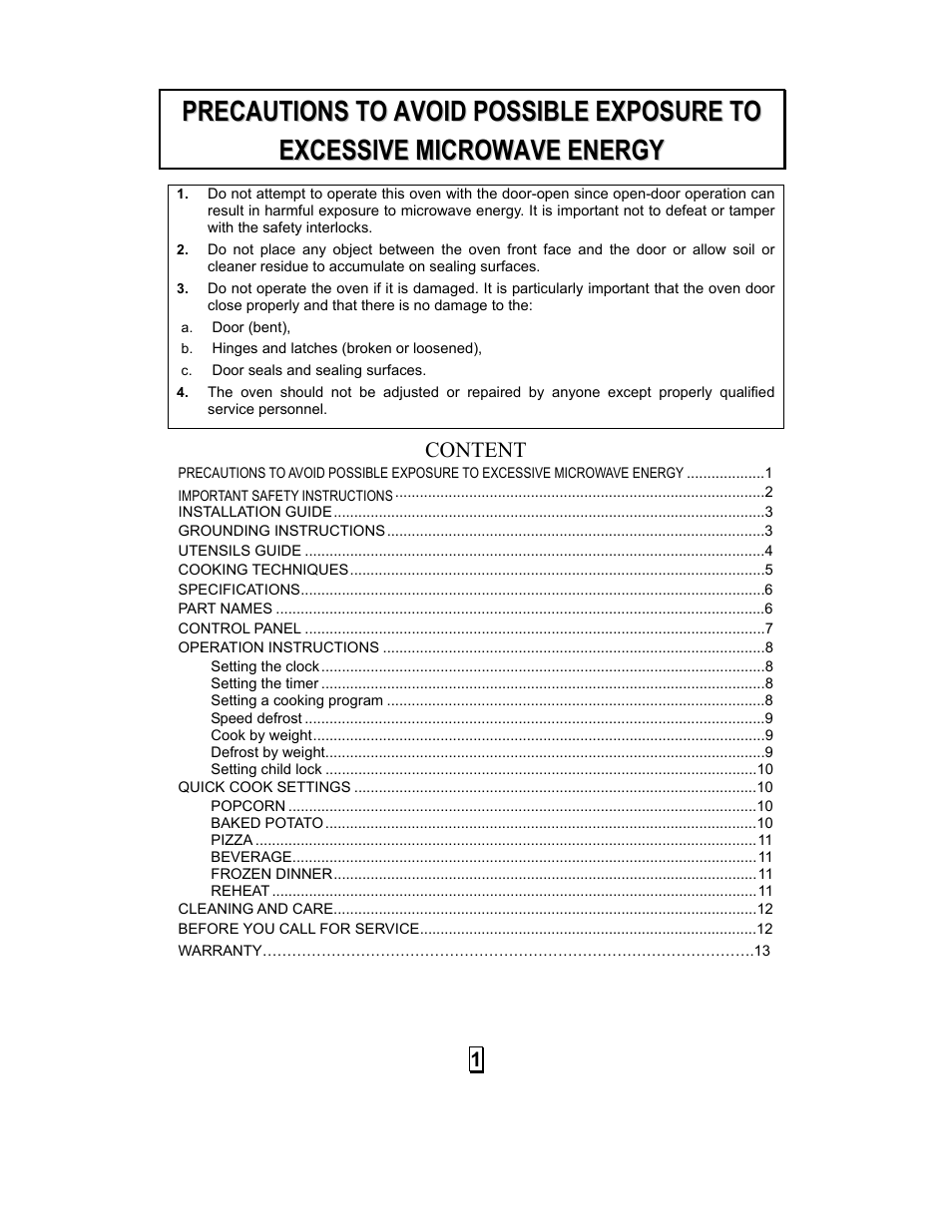 Sears 86030 User Manual | Page 2 / 14