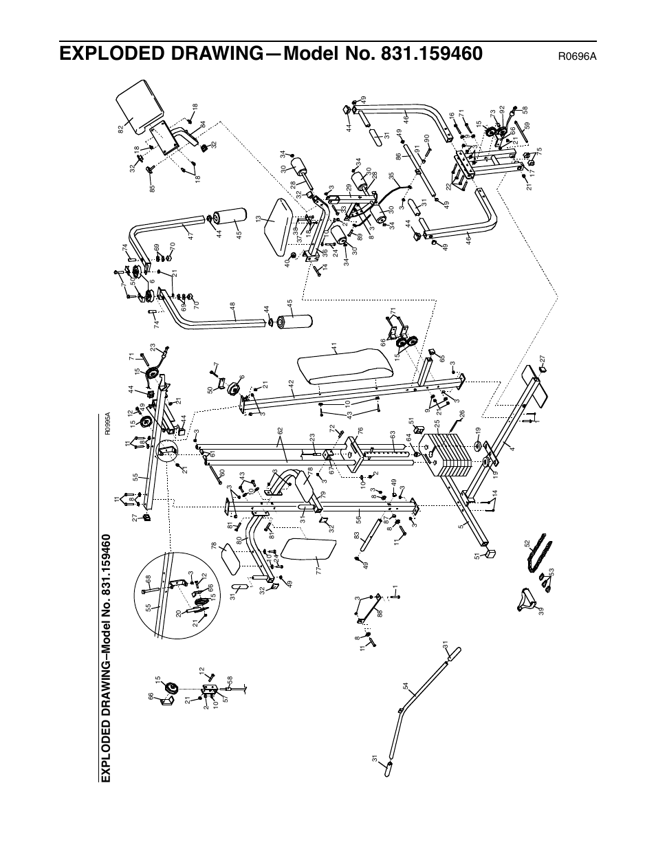 R0696a | Sears 831.159460 User Manual | Page 27 / 28