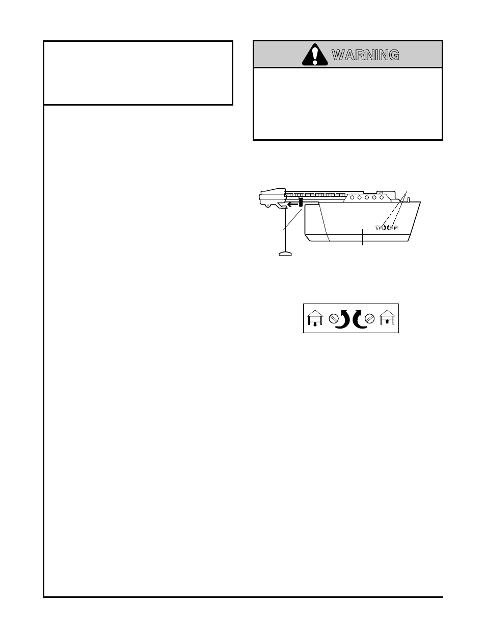 Adjustment section, Adjust up and down limits, Adjustment step 1 | Adjust the up and down limits | Sears 139.18847 User Manual | Page 28 / 40